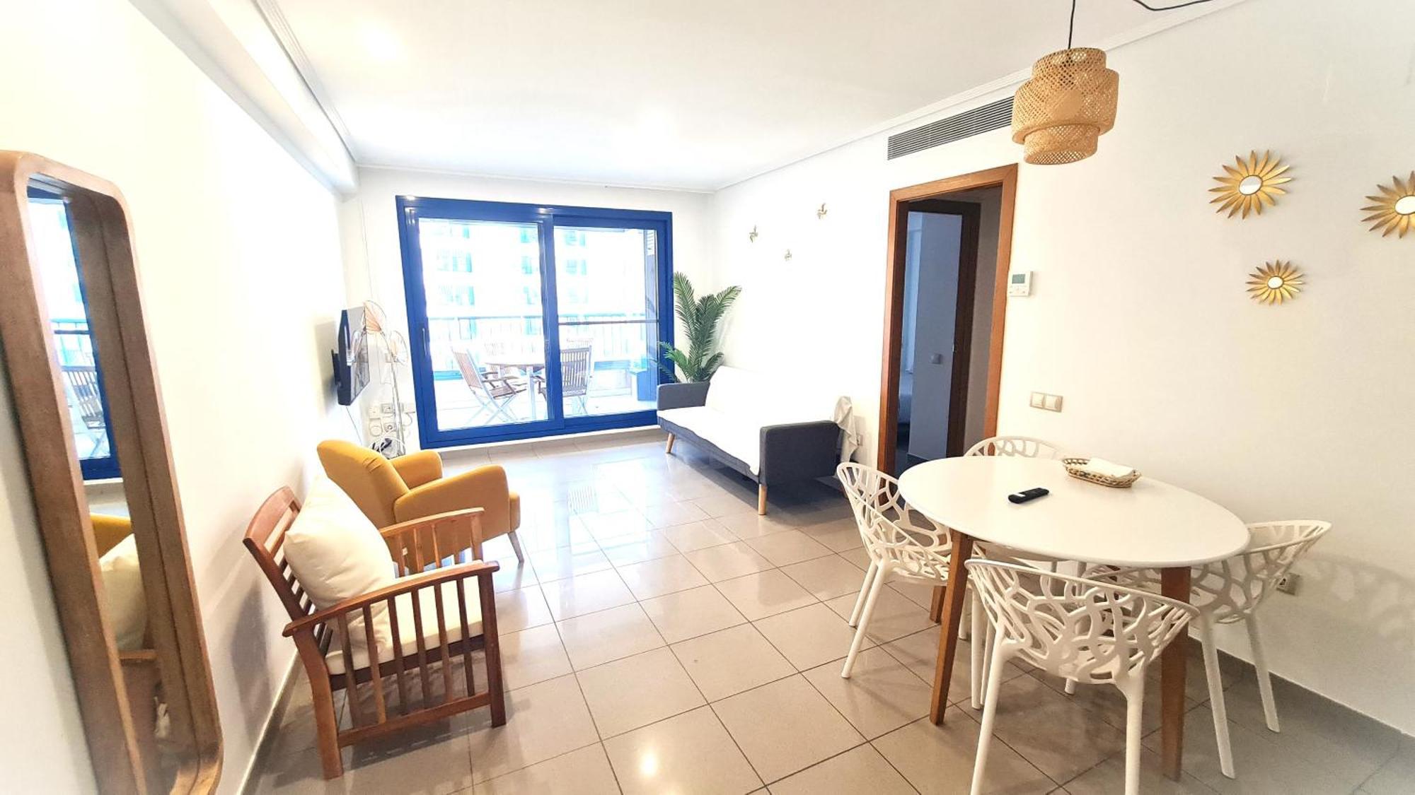 Beach Valencia Luxury D15-9 Apartment With Terrace And Sea Views With Two Rooms 외부 사진